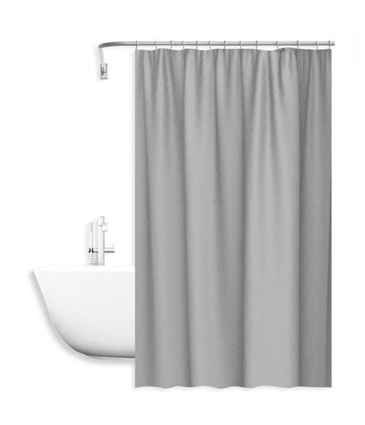 Tenda Doccia Antimuffa Impermeabile 180x200cm Con Anelli Bagno Grigio Chiaro 69850         