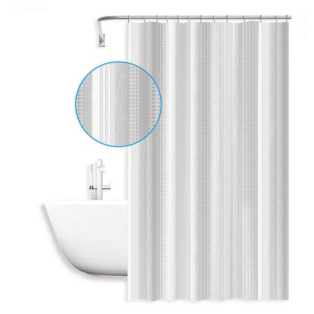 Trade Shop - Tenda Doccia Antimuffa Impermeabile 240 X 200 Cm Con Anelli Bagno 59812 -