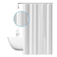 Trade Shop - Tenda Doccia Antimuffa Impermeabile 240 X 200 Cm Con Anelli Bagno 59812 -