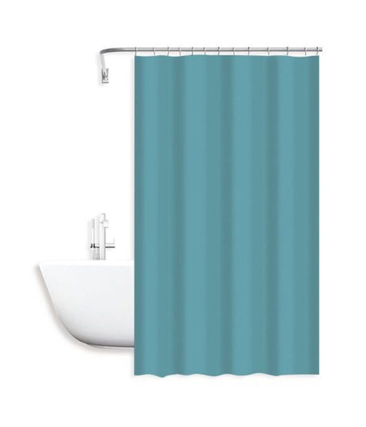 Tenda Doccia Antimuffa Impermeabile 240 X 200cm Ganci Anelli Bagno Celeste 79717         