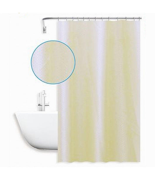 Tenda Doccia Antimuffa Impermeabile 240x180cm Bianca Gialla Texture Rombi 59818         