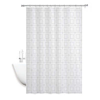 Trade Shop - Tenda Doccia Antimuffa Impermeabile Bagno 180 X 200 Cm Con Anelli Quadrati 59391 -