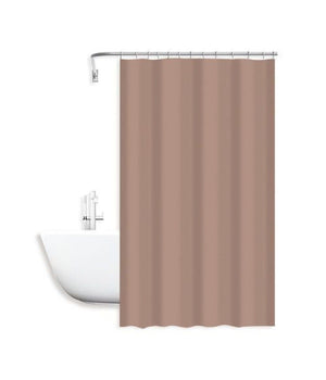 Trade Shop - Tenda Doccia Antimuffa Impermeabile Poliestere 180x200cm Con Anelli Ganci Bagno 79857 -