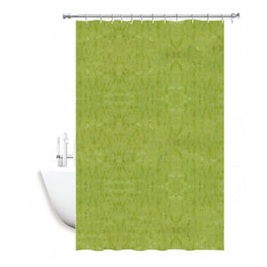Trade Shop - Tenda Doccia Vasca Antimuffa Impermeabile Verde 2d 180 X 220 Cm Con Anelli 52131 -