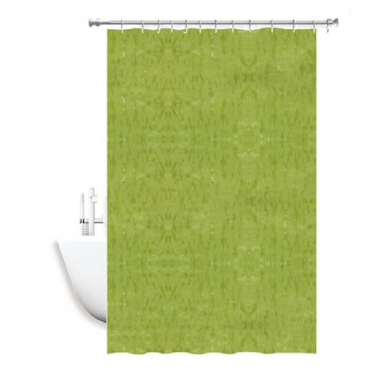 Trade Shop - Tenda Doccia Vasca Antimuffa Impermeabile Verde 2d 180 X 220 Cm Con Anelli 52131 -