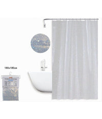 Tenda Doccia Vasca Da Bagno Effetto Cielo Stellato Con 12 Ganci 180x180 Cm 87185         