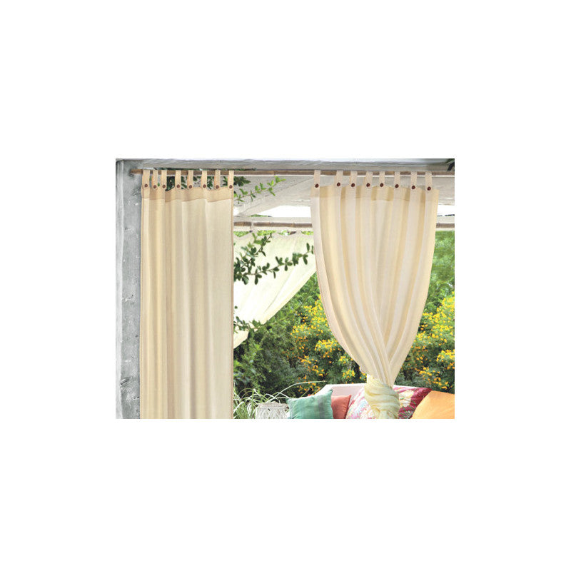 Tenda gazebo idrorepellente tortora 140x270 cm – Poliestere con passanti e bottoni