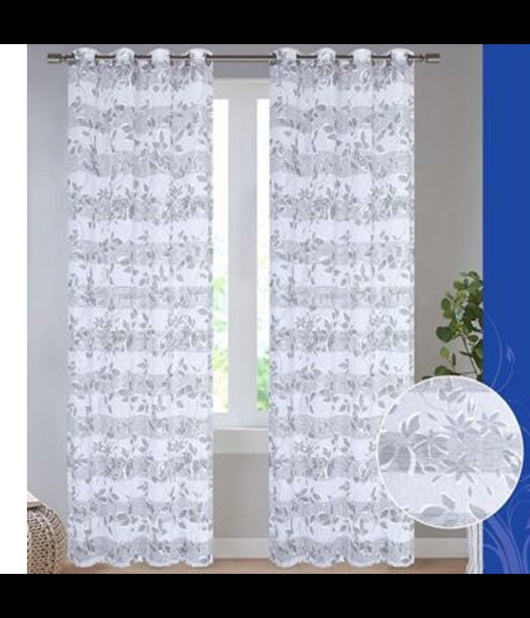 Tenda Idqual Pannello Singolo Con 8 Borchie Porta Finestra Bastone 140x280 Cm         