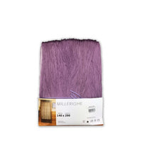 Tenda Millerighe A Fili Sfumati 140 X 290 Cm Per Interni Divisoria Decorativa  Viola       
