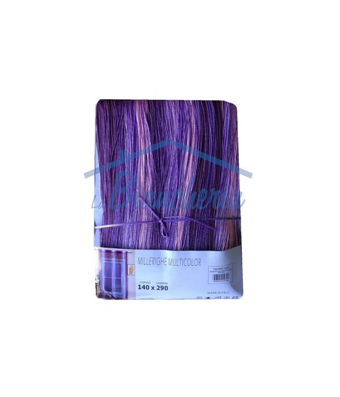 Tenda Millerighe A Fili Sfumati 140 X 290 Cm Per Interni Divisoria Decorativa         