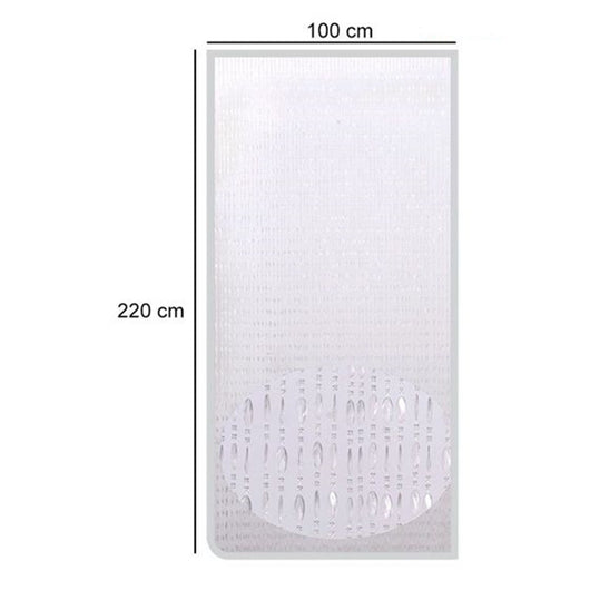 Trade Shop - Tenda Moschiera Antimosche Con Fili Perline Trasparente In Pvc 100x220cm Tpl52 017339 -