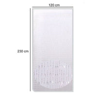 Trade Shop - Tenda Moschiera Antimosche Con Fili Perline Trasparente In Pvc 120x230cm Tpl46 017340 -