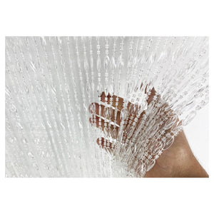 Trade Shop - Tenda Moschiera Antimosche Con Fili Perline Trasparente In Pvc 120x230cm Tpl46 017340 -