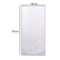 Trade Shop - Tenda Moschiera Antimosche Con Fili Perline Trasparente In Pvc 140x230cm Tpl47 017341 -