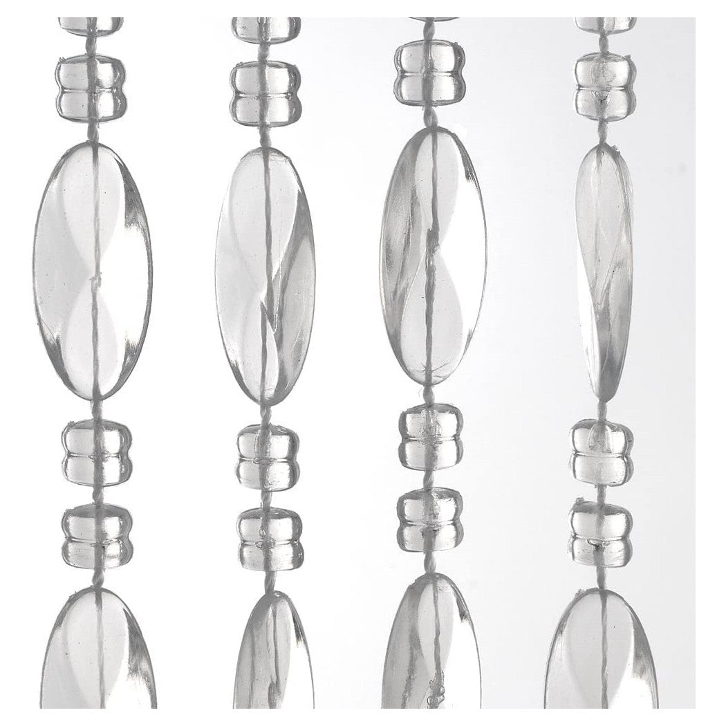 Trade Shop - Tenda Moschiera Antimosche Con Fili Perline Trasparente In Pvc 140x230cm Tpl47 017341 -