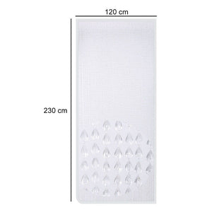 Trade Shop - Tenda Moschiera Antimosche Con Perline Grandi Trasparente In Pvc 120x230cm Tpl73 017399 -