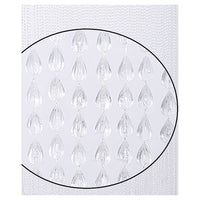 Trade Shop - Tenda Moschiera Antimosche Con Perline Grandi Trasparente In Pvc 120x230cm Tpl73 017399 -