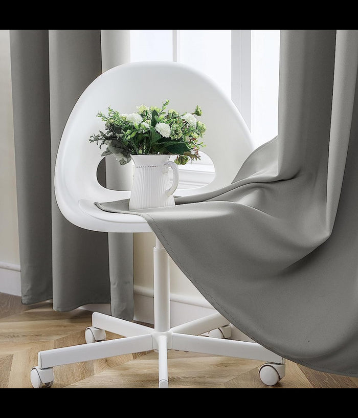 Tenda Oscurante Nogah Pannello Singolo 8 Borchie Porta Finestra Bastone 140x180         