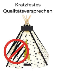Tenda Per Cani Gatti Animali Domestici Tepee Cuscino Cestino Lavabile 60x60x90cm         