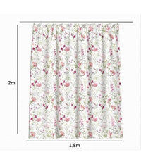 Tenda Per Doccia Antimuffa Impermeabile 180x200cm Con 12 Anelli Bagno Fiori 69916         