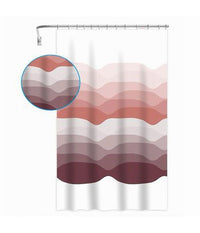 Tenda Per Doccia Vasca Bagno Con 12 Ganci Gradazioni Di Colore 240 X 200cm 87574         