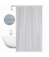 Tenda Per Doccia Vasca Bagno Effetto Cielo Stellato Con 12 Ganci 240x180cm 87186         