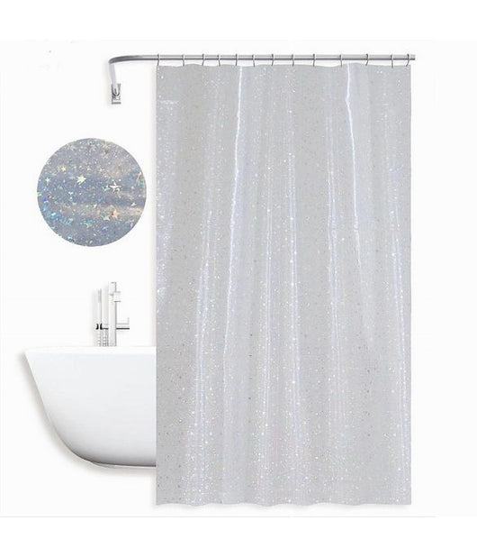 Tenda Per Doccia Vasca Bagno Effetto Cielo Stellato Con 12 Ganci 240x180cm 87186         