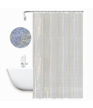 Tenda Per Doccia Vasca Da Bagno Design Astratto Con 12 Ganci 180 X 180 Cm 87187         