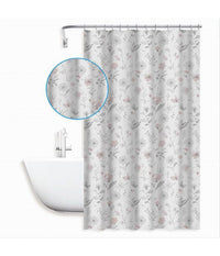Tenda Per Doccia Vasca Da Bagno Design Primaverile 180x200cm Con 12 Anelli 87595         