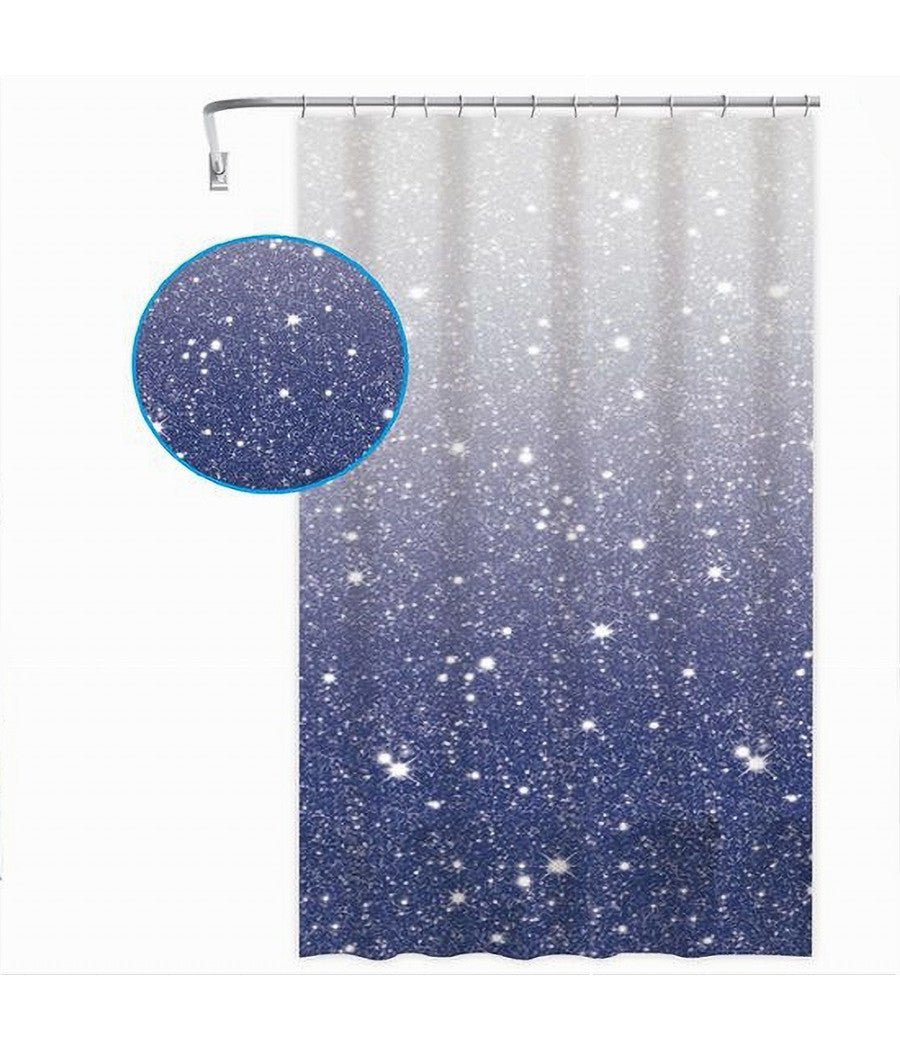 Tenda Per Doccia Vasca Da Bagno Galassia Impermeabile 240x200cm Con Anelli 79219         