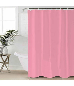 Tenda Per Doccia Vasca Da Bagno Impermeabile Peva 12 Ganci Rosa 180x200cm 52145         