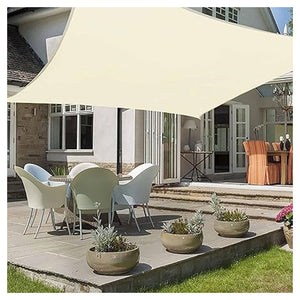 Trade Shop - Tenda Vela Ombreggiante Parasole Da Esterno Terrazze Giardino Patio Quadrata 5 X 5 Mt -