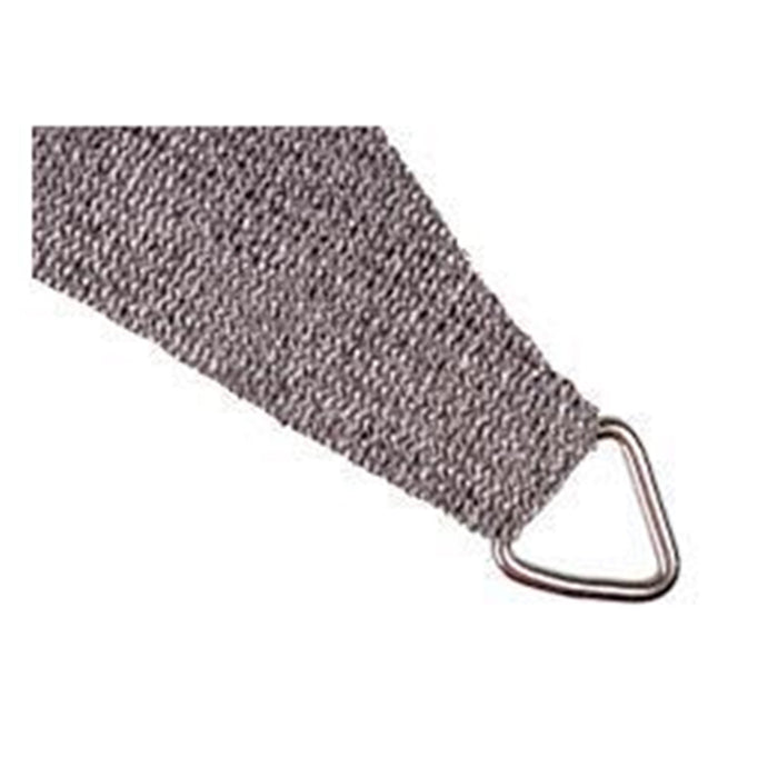 Trade Shop - Tenda Vela Ombreggiante Parasole Da Esterno Terrazze Giardino Patio Rettangolare 3x4 Mt - Grigio