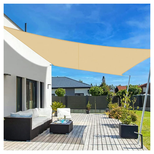 Trade Shop - Tenda Vela Ombreggiante Parasole Da Esterno Terrazze Giardino Rettangolare 2x3mt 6625046 -