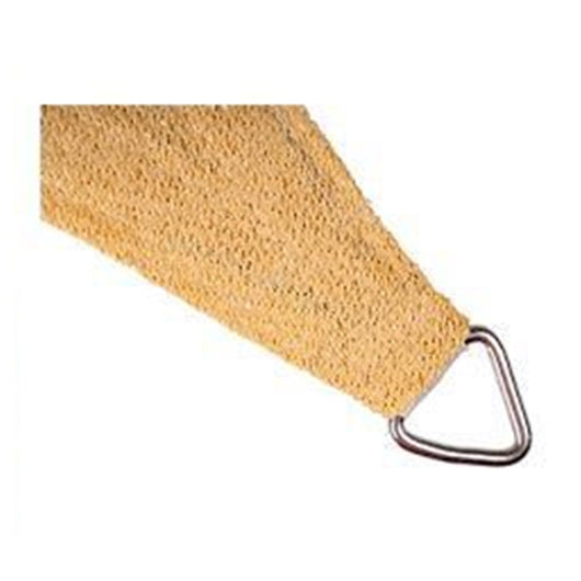 Trade Shop - Tenda Vela Ombreggiante Parasole Da Esterno Terrazze Giardino Triangolare 4 X 4 X 4 Mt - Beige