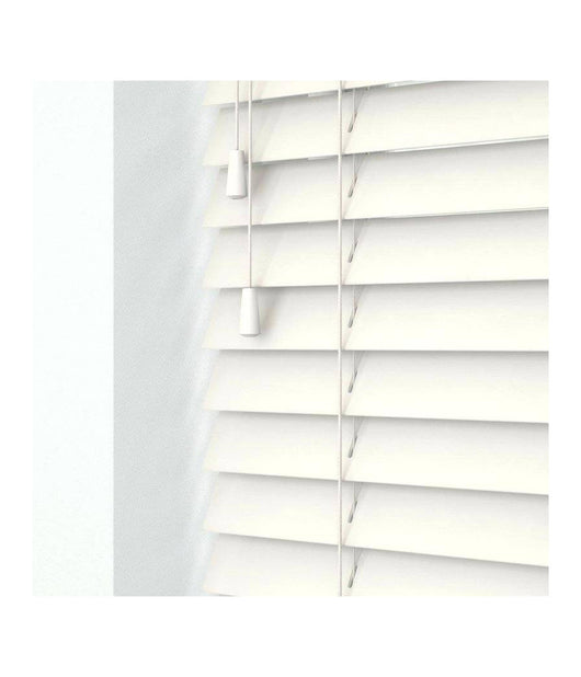 Tenda Veneziana Da Interno Casa Para Sole Effetto Legno Colore Bianco 120x175cm         