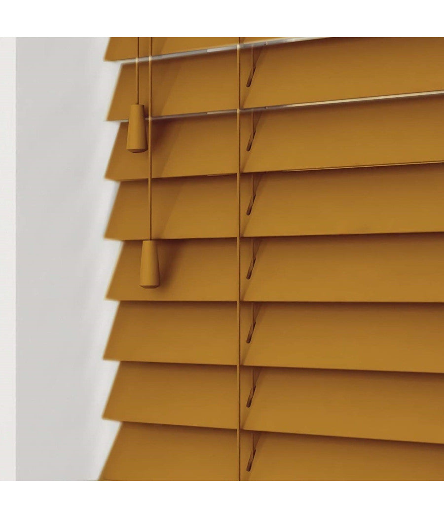 Tenda Veneziana Da Interno Casa Sole Effetto Legno Colore Teak 100x160cm         