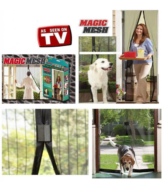 Tenda Zanzariera Magnetica Con Magnete Insetti Mosche Zanzare Casa 2 X 1 Mt         