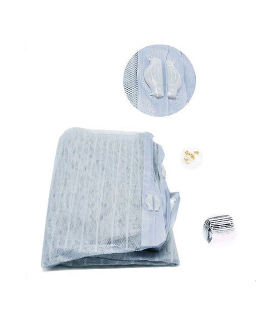 Tenda Zanzariera Per Porte Balconi Insetti Zanzare Magnetica Grigia 90 X 210 Cm         