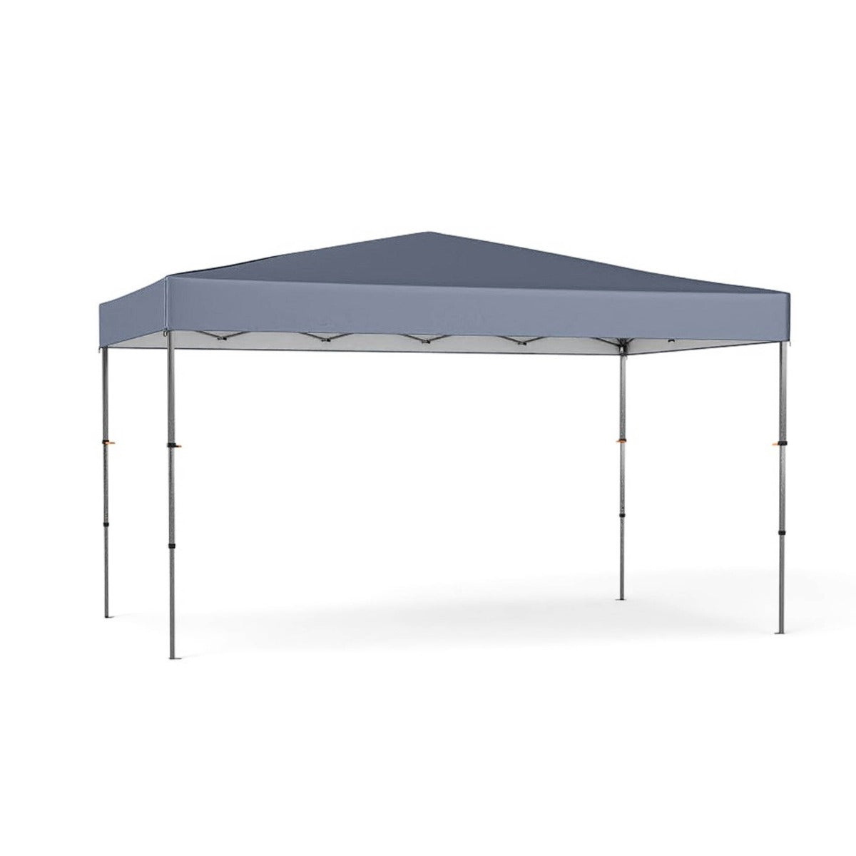 Tenda da campeggio per eventi commerciali da esterno pieghevole, 365 x 225 CM tenda a baldacchino pop-up con borsa portatile Grigio-Tende parasole