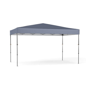 Tenda da campeggio per eventi commerciali da esterno pieghevole, 365 x 225 CM tenda a baldacchino pop-up con borsa portatile Grigio-Tende parasole
