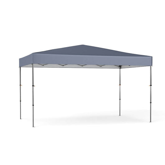 Tenda da campeggio per eventi commerciali da esterno pieghevole, 365 x 225 CM tenda a baldacchino pop-up con borsa portatile Grigio-Tende parasole
