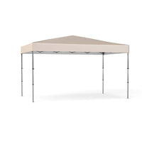 Tenda da campeggio per eventi commerciali da esterno pieghevole, 365 x 225 CM tenda a baldacchino pop-up con borsa portatile Beige-Tende parasole