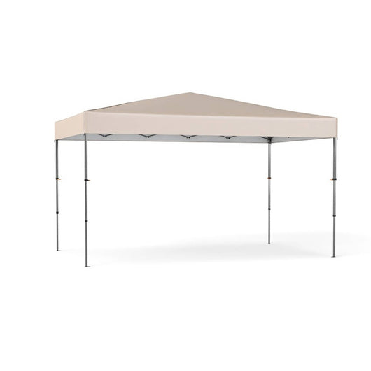 Tenda da campeggio per eventi commerciali da esterno pieghevole, 365 x 225 CM tenda a baldacchino pop-up con borsa portatile Beige-Tende parasole