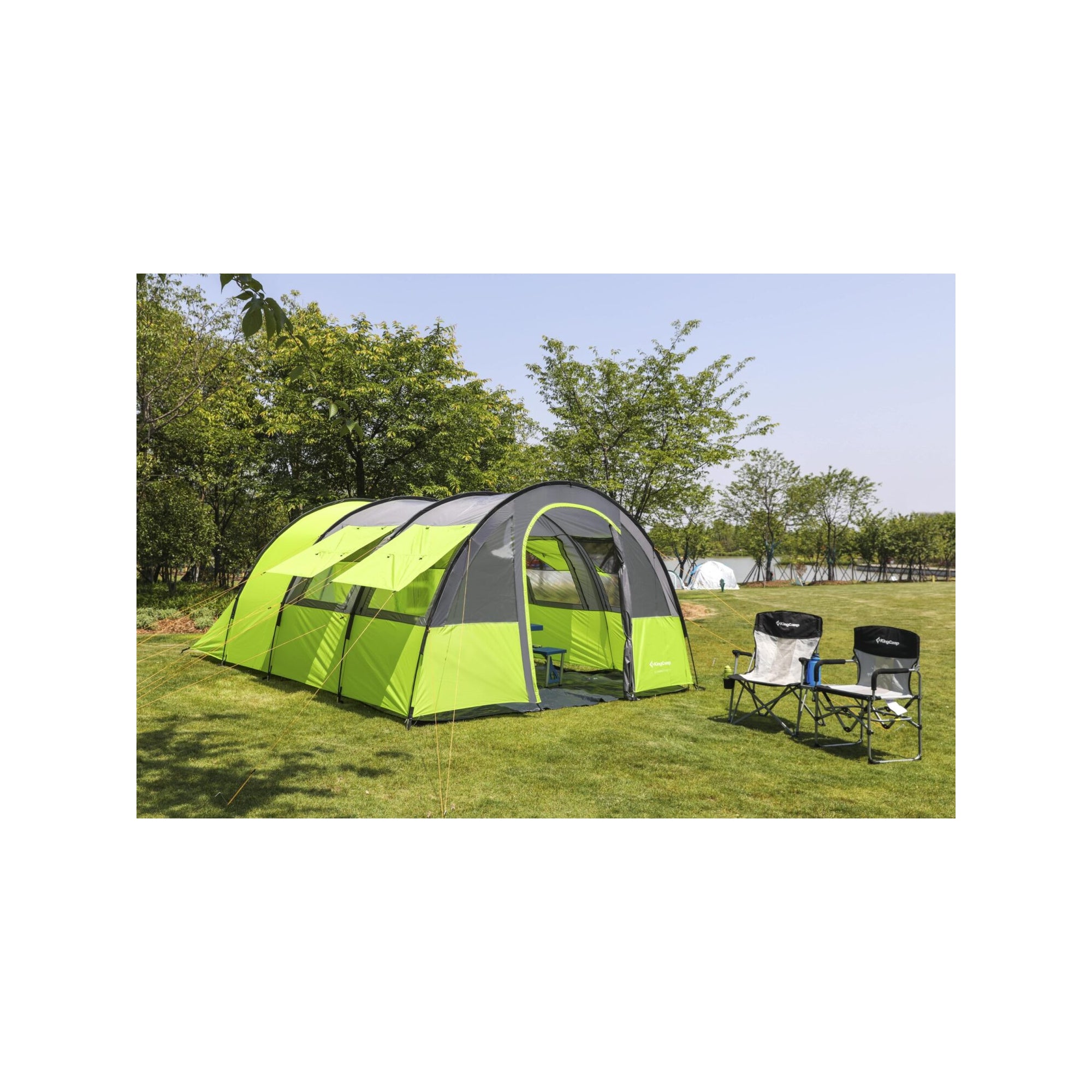 Tenda da campeggio familiare Sorrento 4 posti - KingCamp - Dimensioni: 480 x 340 x 200 cm