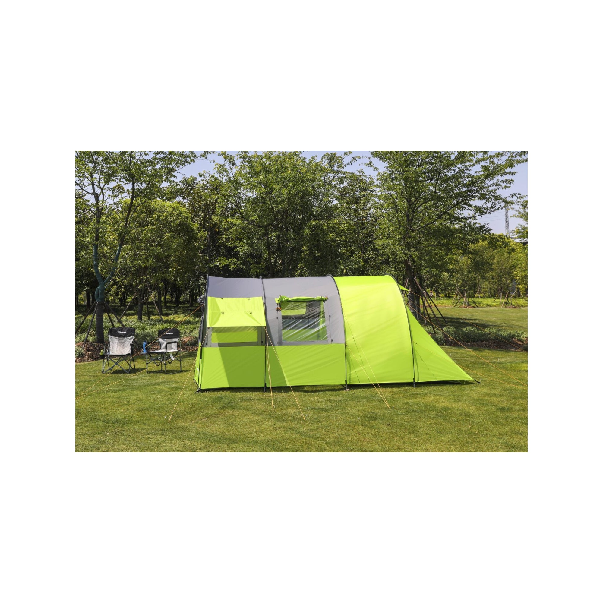 Tenda da campeggio familiare Sorrento 4 posti - KingCamp - Dimensioni: 480 x 340 x 200 cm
