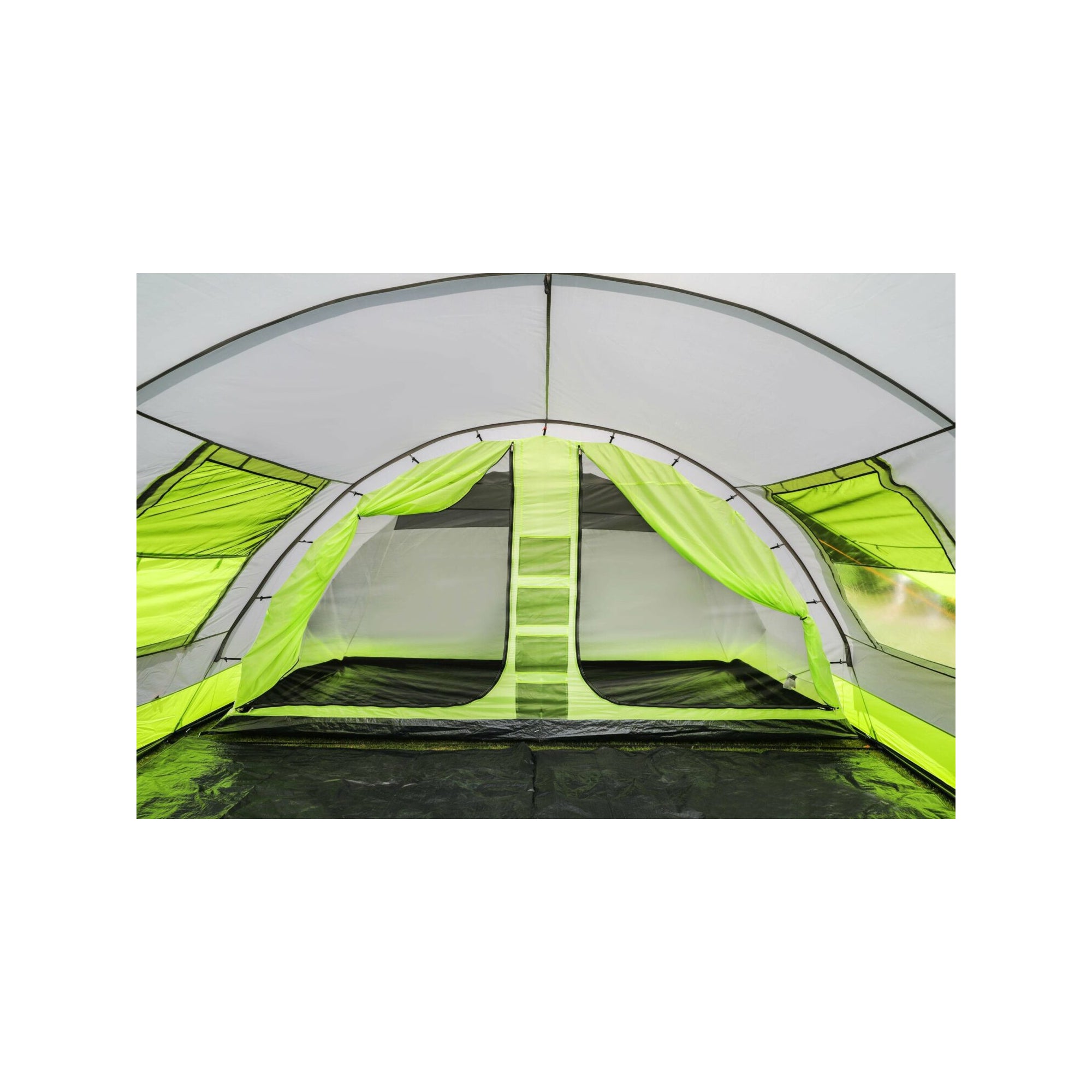 Tenda da campeggio familiare Venezia da 6 posti letto - Kingcamp - Dimensioni: 525 x 410 x 200 cm