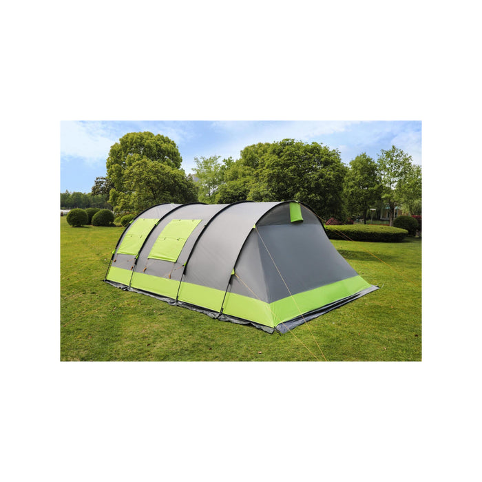 Tenda da campeggio familiare Venezia da 6 posti letto - Kingcamp - Dimensioni: 525 x 410 x 200 cm