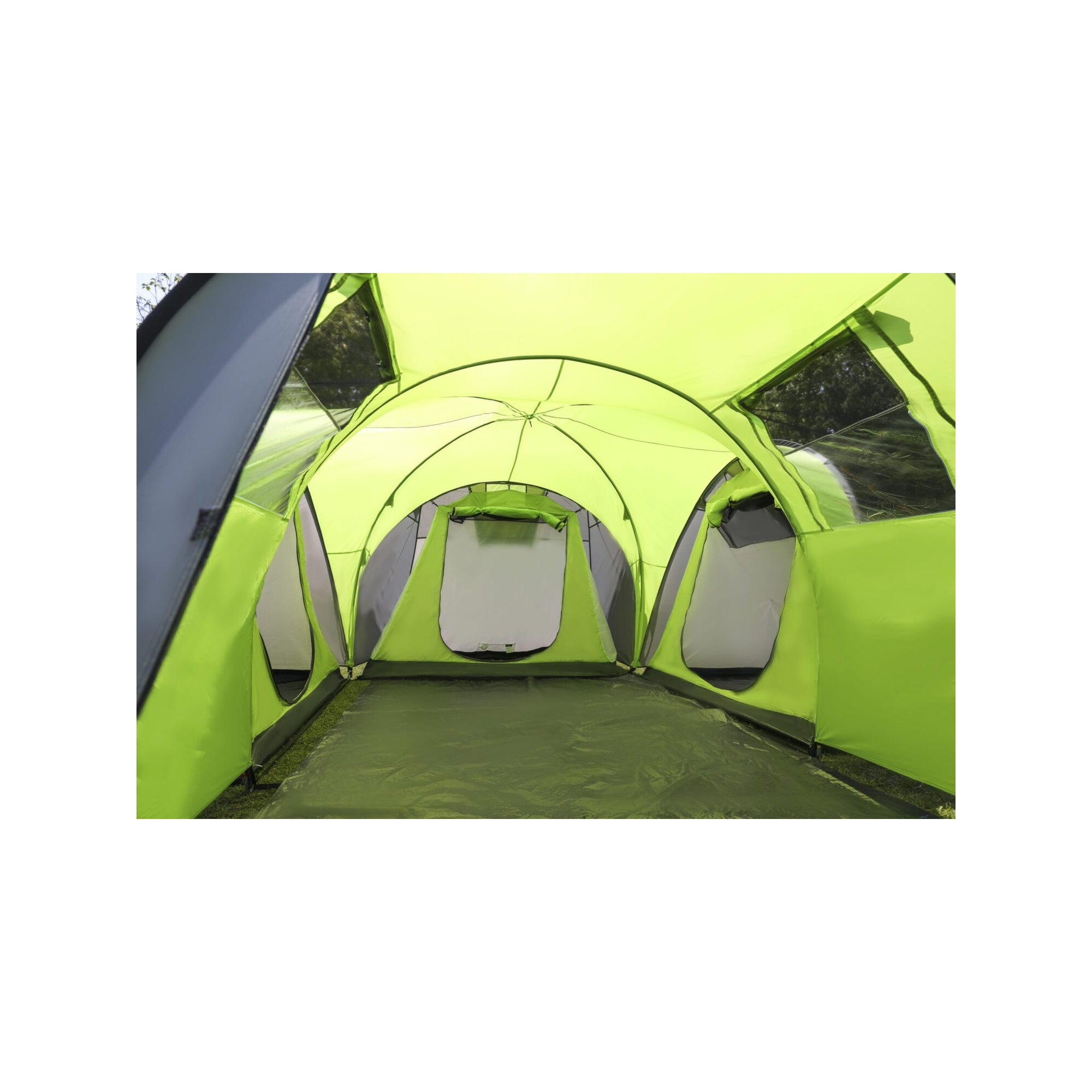 Tenda da campeggio familiare con 8 posti letto Torino Kingcamp - Dimensioni: 600 x 570 x 203 cm