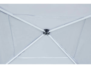 Gazebo da giardino pieghevole "Svetlana 4" - 12 m² - 3 x 4 m - Bianco